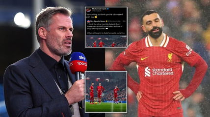 Jamie Carragher calls out Mohamed Salah following latter’s tweet aimed at the former Liverpool star