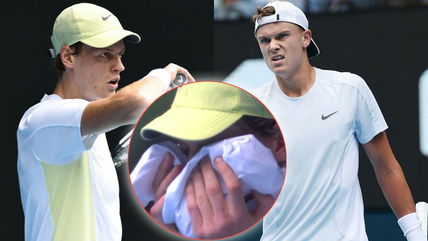 (Video) Jannik Sinner seen physically shaking during his Australian Open fourth round match against Holger Rune