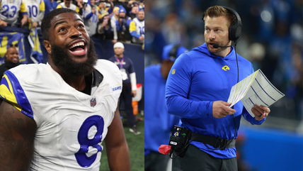 Rams HC Sean McVay stands behind Jared Verse’s fiery remarks about Eagles fans