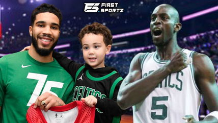 Deuce Tatum hilariously trolls dad Jayson Tatum in conversation with Celtics legend