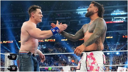 “He’s a GOAT,” Jey Uso reveals what John Cena told him in the ring after his surprising Royal Rumble victory