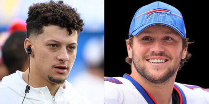 Patrick Mahomes seemingly apologized to Josh Allen after beating him once again in the playoffs