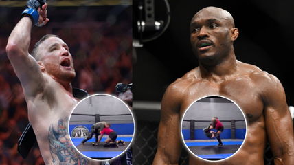 Fans lose it as Justin Gaethje pulls off insane move against Kamaru Usman: “Hitting moves from Tekken”