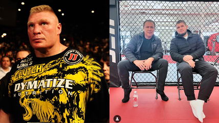 Brock Lesnar’s ‘aura’ left Khabib’s coach dazzled ahead of heavyweight championship fight