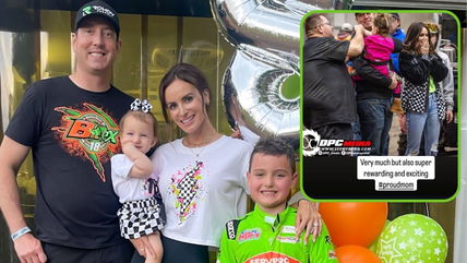 Kyle Busch’s wife confesses its “stressful” being a race car drivers’ partner