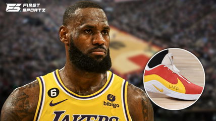 LeBron James honors LA firemen with signature shoes against Spurs amidst wildfires tragedy