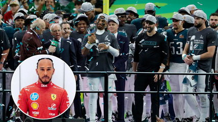 Lewis Hamilton shares heartfelt message to Philadelphia Eagles for ‘deserving’ Super Bowl LIX triumph