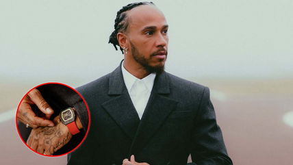 Lewis Hamilton spotted wearing $300,000 Richard Mille watch after Ferrari switch