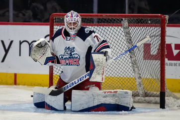 Key Rangers prospect scores game-winning goal, Louis Domingue earns 100th AHL victory for Wolf Pack