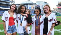 Olympic Soccer Gold Medalist Croix Bethune Throws Out First Pitch At Nationals Game, Suffers Season-Ending Injury