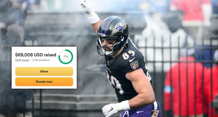 Bills fans donate over $65,000 to support Ravens’ Mark Andrews, who dropped a game-losing catch in Divisional Round