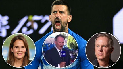 Patrick McEnroe and Mary Joe Fernandez blast Channel 9 presenter Tony Jones for his ‘idiotic’ comments on Novak Djokovic and Serbia