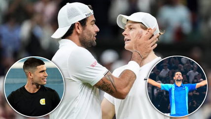 Matteo Berrettini tips Jannik Sinner to win the Australian Open despite opposition from Carlos Alcaraz and Novak Djokovic