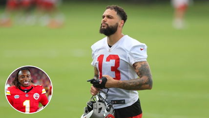 Chiefs’ Xavier Worthy feels Mike Evans will go down as the “best ever” when he retires