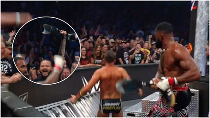 WATCH: Top WWE star uses prosthetic leg as a weapon in one of the most MERCILESS matches in SmackDown history