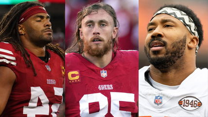 Myles Garrett trade: George Kittle and Fred Warner not on the same page about adding All-Pro DE to 49ers