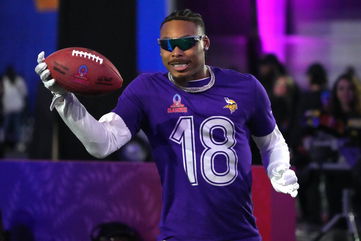 Jefferson Flops, Darnold Shines Repping Vikings During NFL Skills Competition