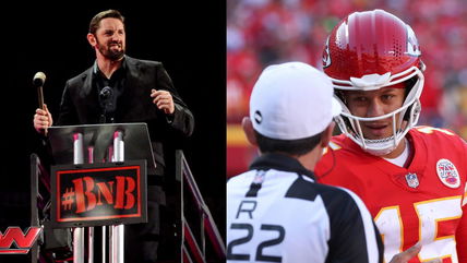 NFL officials and Kansas City Chiefs catch strays from Wade Barrett at WWE Royal Rumble