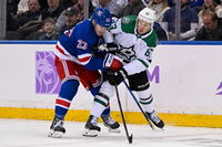 Rangers blow 3-0 lead, fall to Stars in overtime 5-4