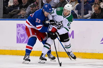 Rangers blow 3-0 lead, fall to Stars in overtime 5-4