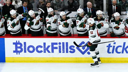 Minnesota Wild Playing for Hard Trophy