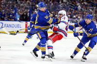 Rangers blown out by Sabres 8-2 in 1st game after 4 Nations Face-Off break