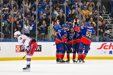 Rangers comeback falls short in 3-2 road loss to Blues