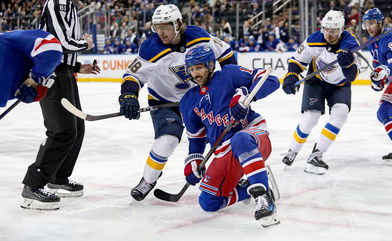 3 Rangers takeaways after losing streak extends to 3 games in 5-2 defeat at hands of Blues