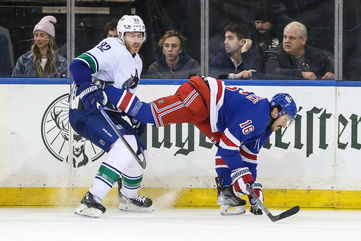 NY Rangers Game 17: Rangers at Vancouver