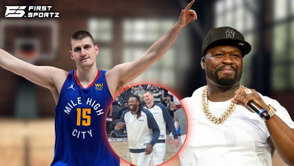 (Video): Nikola Jokic and DeAndre Jordan share fun moment as ‘Many Men’ by 50 Cent plays at Ball Arena