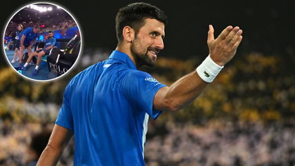 “Expected,” Netizens slam Novak Djokovic for taking a medical time out in his heavyweight Australian Open clash against Carlos Alcaraz