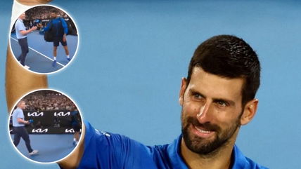 “Making himself less likeable again,” Netizens slam Novak Djokovic for not doing an interview with Jim Courier after his Australian Open fourth-round win