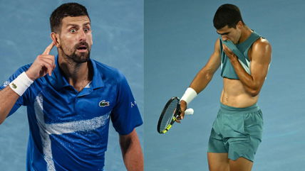 Carlos Alcaraz takes huge swipe at Novak Djokovic’s claim of retiring from their Australian Open quarterfinal clash