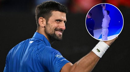 (Video) Novak Djokovic ecstatically celebrates fellow Serbian Olga Danilovic’s win over Jessica Pegula at the Australian Open