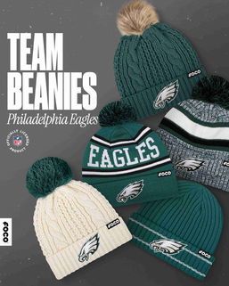 Time to Swoop In to Eagles Playoff Action with FOCO’s New Eagles Beanies