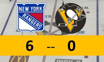 Penguins Flop in Opener, Silly Mistakes Fuel Rangers Win