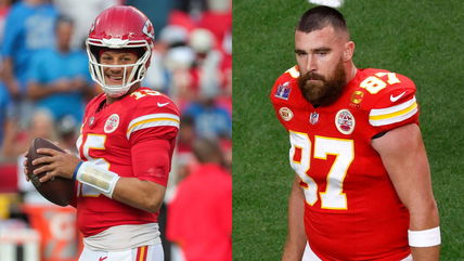 Patrick Mahomes couldn’t stop talking about Travis Kelce’s playoff mettle following thumping win over Texans