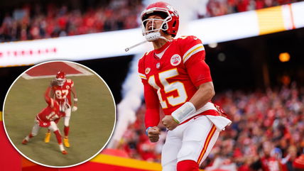 (Video) ‘Hyped up’ Patrick Mahomes’ WILD reaction after scoring his second rushing TD against Bills goes viral