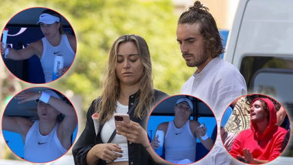 (Video) Paula Badosa engages in an angry confrontation with boyfriend Stefanos Tsitsipas during the Australian Open third round