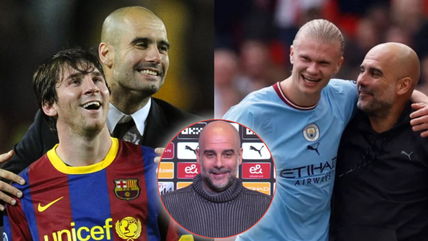 “Nobody is like him,” Pep Guardiola puts out Erling Haaland and Lionel Messi comparisons