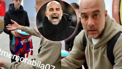 “He is spot on” – Fans react as Pep Guardiola lectures autograph hunters in viral video