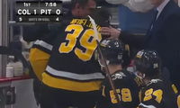 Bad Luck: Penguins Backup Nedeljkovic Leaves Game; Gets Beaned on Bench