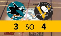 Penguins Blow 3-Goal Lead to Terrible Sharks, Surive in Shootout