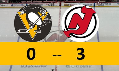 Bad Bounces, Penguins Smothered in New Jersey