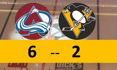 Penguins Buried By Avalanche of Colorado Goals, 6-2