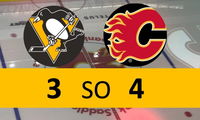 Penguins Get Bucked in Shootout, Lose to Flames