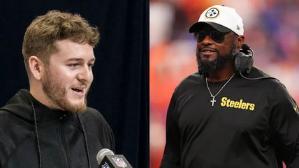 Quinn Ewers recalls humorous chat with Mike Tomlin at Steelers meeting