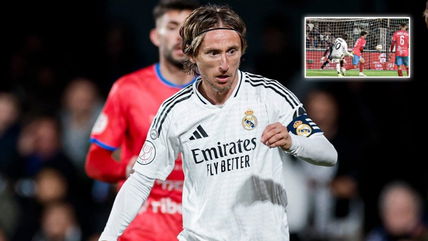 Luka Modric bags FIRST Copa del Rey goal in 13th season with Real Madrid as Los Blancos thrash Deportiva Minera 5-0