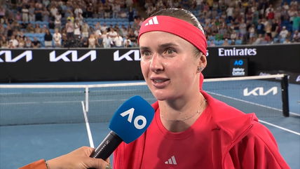 Elina Svitolina credits her country Ukraine for her resilience at the Australian Open so far