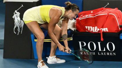 Aryna Sabalenka explains her actions of destroying the racket after losing in the Australian Open final to Madison Keys